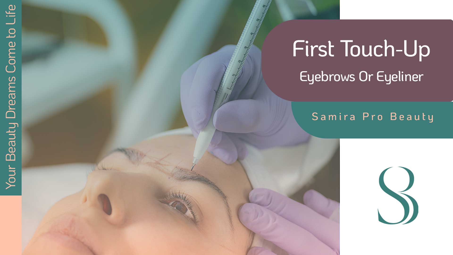 First Touch-Up (Eyebrows or Eyeliner) Vancouver