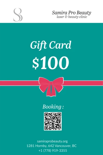 $100 Beauty Treatment Gift Card