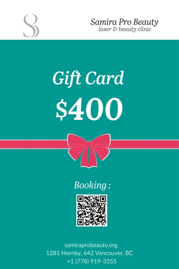 $400 Beauty Treatment Gift Card